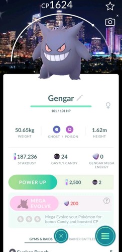 Pokemon shiny gengar los - pokemon, go