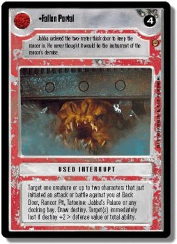 Fallen portal star - wars, ccg