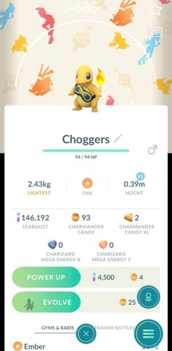 Pokemon shiny charmander - pokemon, go