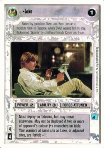Luke star wars - luke, ccg