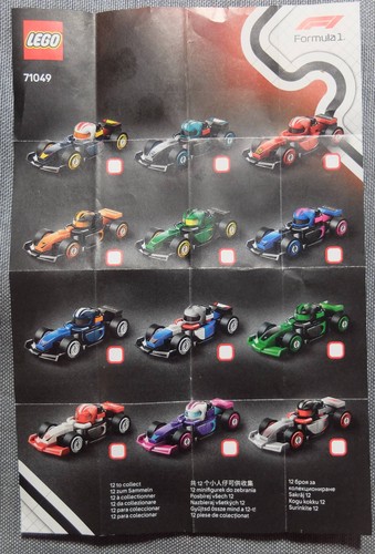 Lego rennwagen serie - lego, f1