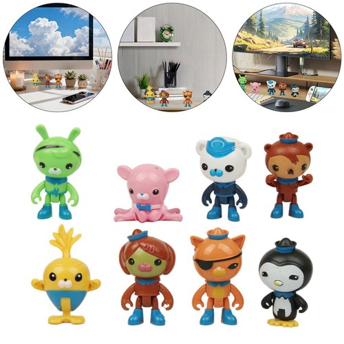8er set octonauts kunststoff - set,
