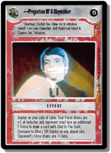Projection skywalker star - of,
