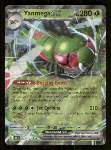 Yanmega 003 182 double rare - ex,