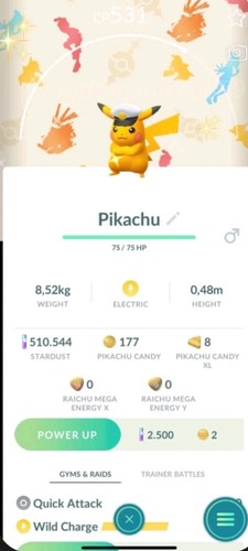 Pokemon shiny pikachu - go,