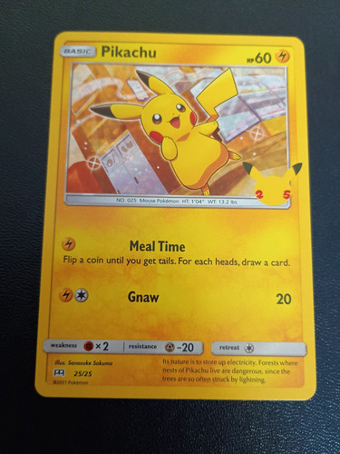 Pikachu 025 - pikachu, holo