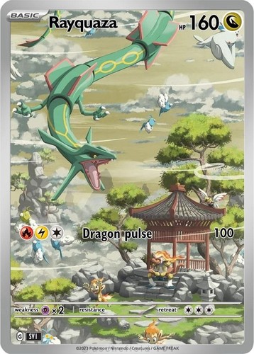 Rayquaza pokémon karte fan - rayquaza,
