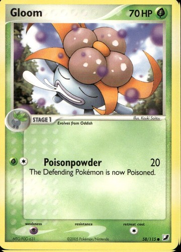 Gloom 115 common unseen - ex,
