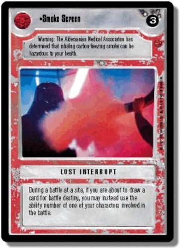 Smoke screen star wars ccg - screen,
